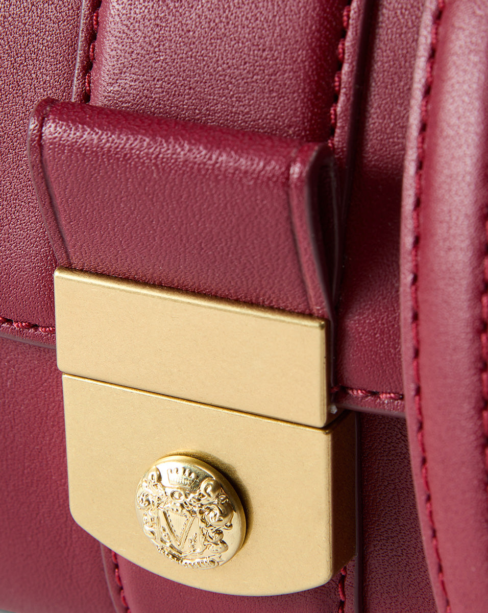 Veronica Beard Small Crest Lock Trap Bag