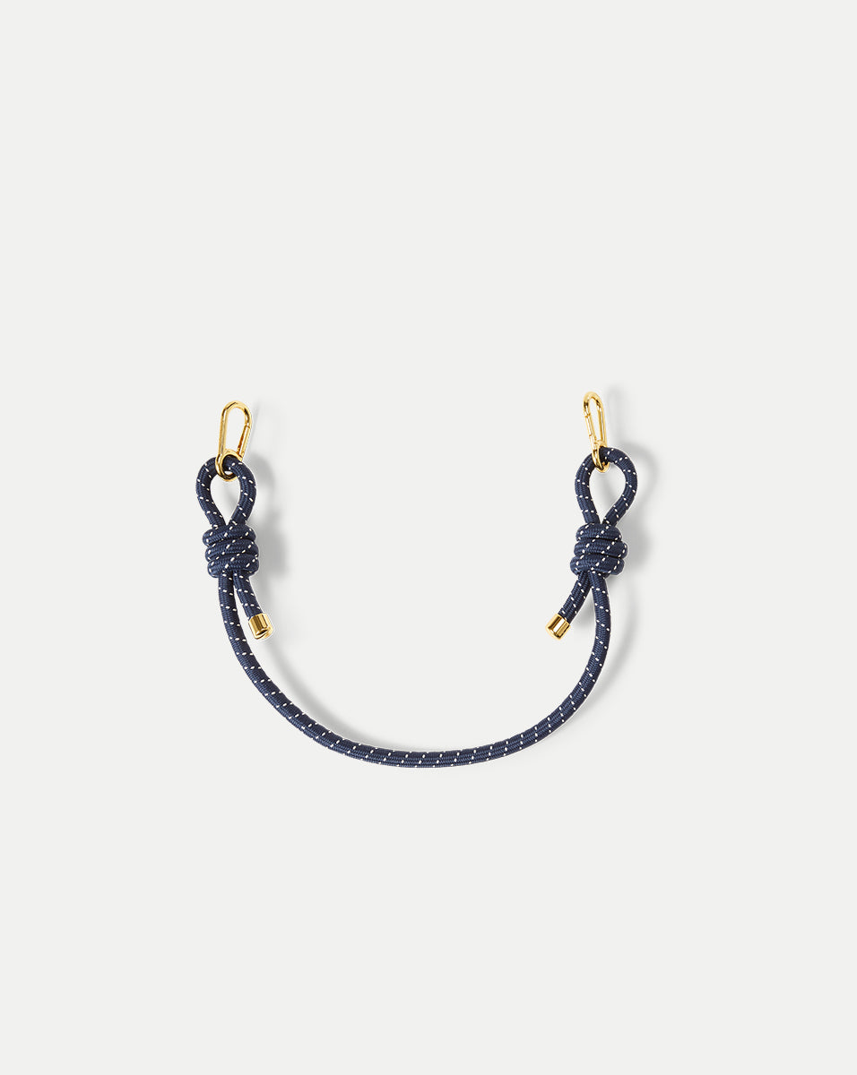 Veronica Beard Paracord Short Bag Strap - Navy Multi