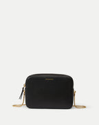Veronica Beard Boxy Chain Crossbody - Black