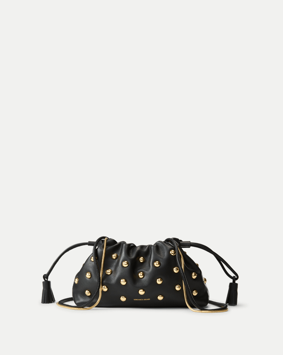 Veronica Beard Small Veronica Beard Studded Stash Bag - Black/Gold