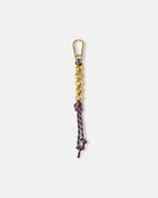 Veronica Beard Paracord Beaded Bag Charm - Raisin Multi