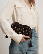 Veronica Beard Small Embellished Veronica Beard Stash Bag