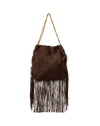 Veronica Beard Large Fringe Veronica Beard Slouch Bag Espresso
