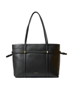 Veronica Beard Lasso Belted Tote Bag Black