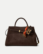Veronica Beard Leopard Zip Pouch Bag Charm