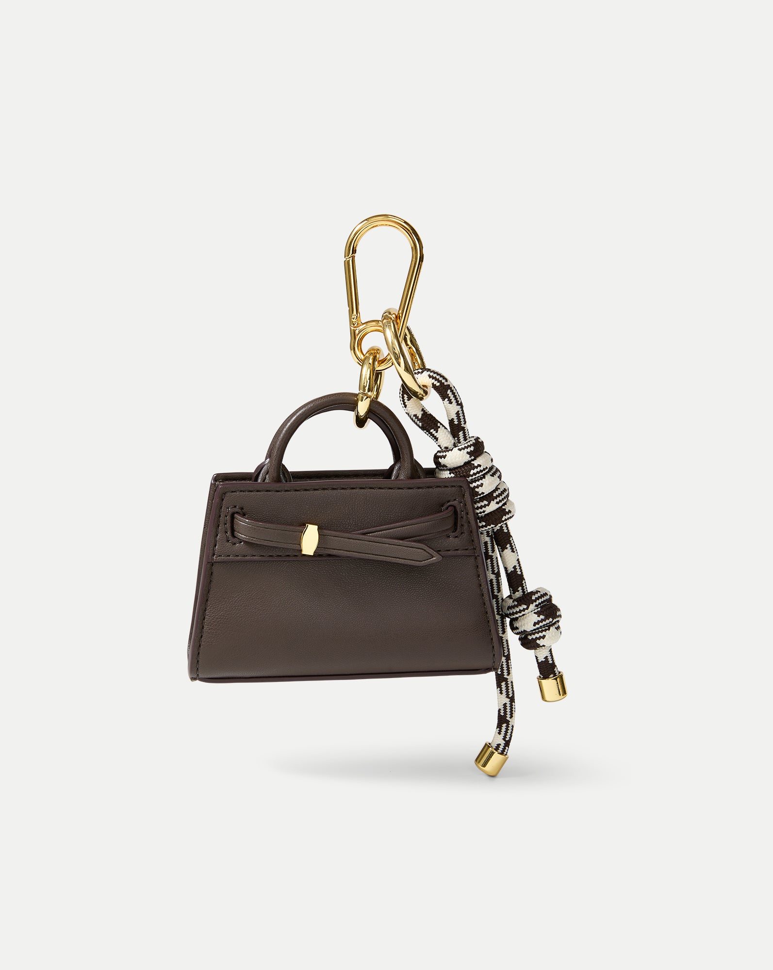 Veronica Beard Dash Bag Charm - Espresso Multi