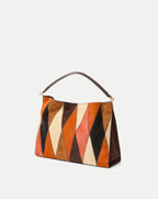 Veronica Beard Vida Patchwork Shoulder Bag