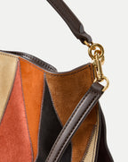 Veronica Beard Vida Patchwork Shoulder Bag