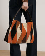 Veronica Beard Vida Patchwork Shoulder Bag