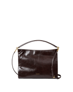 Veronica Beard Vida Shoulder Bag Dark Raisin