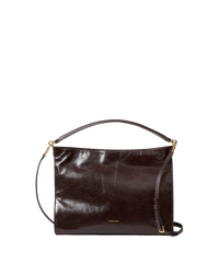 Veronica Beard Vida Shoulder Bag Dark Raisin