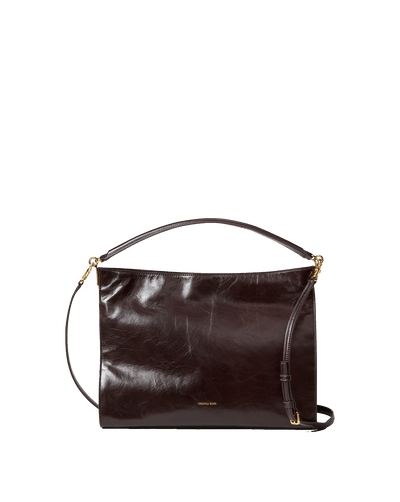 Veronica Beard Vida Shoulder Bag Dark Raisin