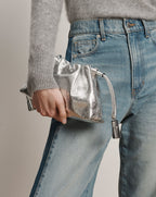 Veronica Beard Small Metallic Veronica Beard Stash Bag