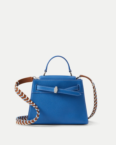 Veronica Beard Dash Top-Handle Bag - Blue Coast