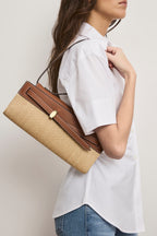 Veronica Beard Veronica Beard Raffia Dash Clutch
