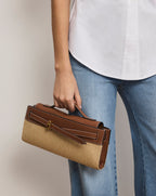 Veronica Beard Veronica Beard Raffia Dash Clutch