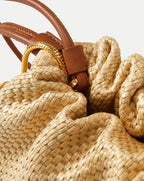 Veronica Beard Small Veronica Beard Raffia Stash Bag