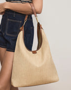 Veronica Beard Jour Raffia Bag