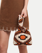 Beaded Veronica Beard Swing Clutch