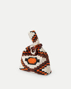 Veronica Beard Beaded Veronica Beard Swing Clutch - Orange Multi