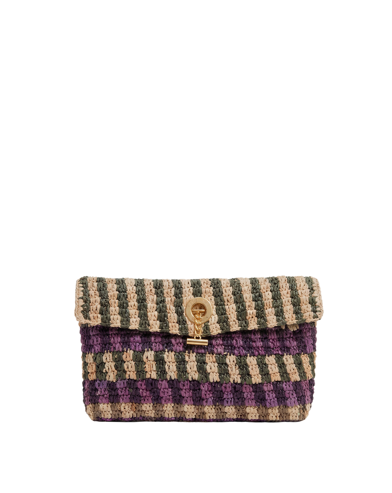Pochette en raphia Anchor