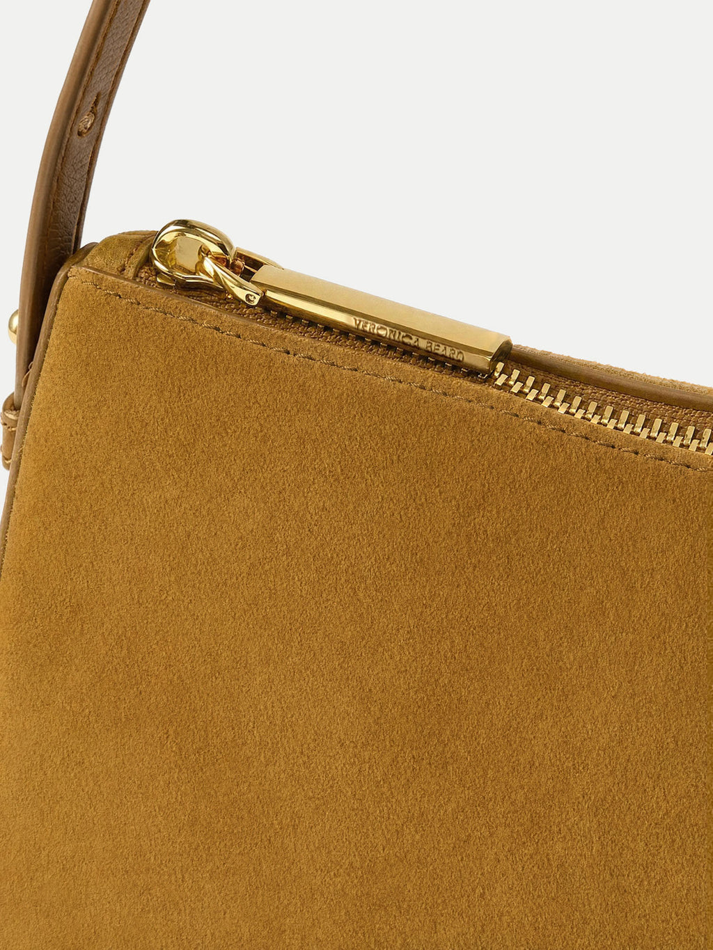 Veronica Beard Suede Prism Bag - Acorn