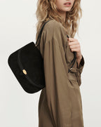 Veronica Beard Olive green satin long-sleeved wrap dress.