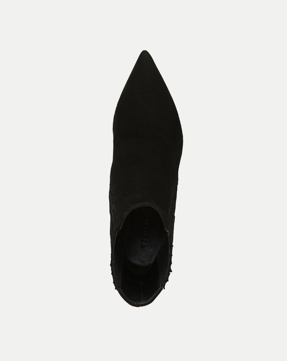 Veronica Beard Lisa Stiletto Mid-Heel Ankle Boot - Black