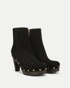 Veronica Beard Gavi Clog Ankle Boot - Black