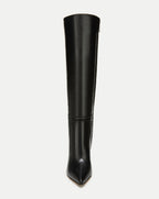 Veronica Beard Lisa Stiletto Boot | Wide-Calf - Black Leather