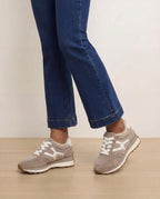 Veronica Beard Valentina Shearling Sneaker - Grey