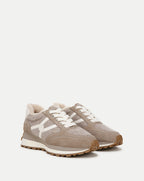 Veronica Beard Valentina Shearling Sneaker - Grey