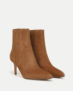 Veronica Beard Lisa Mid-Heel Ankle Boot - Hazelwood