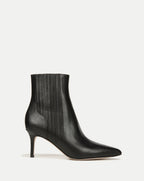 Veronica Beard Lisa Mid-Heel Ankle Boot - Black