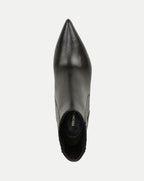 Veronica Beard Lisa Mid-Heel Ankle Boot - Black