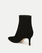Veronica Beard Lisa Mid-Heel Ankle Boot - Black