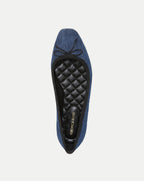 Veronica Beard Beatrix Denim Ballet Flat - Blue