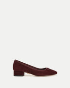 Veronica Beard Cecile Suede Ballet Pump - Acai