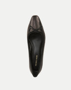 Veronica Beard Cecile Leather Ballet Pump - Black