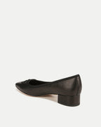 Veronica Beard Cecile Leather Ballet Pump - Black