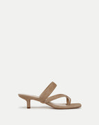 Veronica Beard Alanis Suede Sandal - Sand