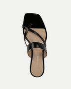 Veronica Beard Alanis Leather Sandal - Black