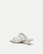 Veronica Beard Alanis Leather Sandal - Coconut
