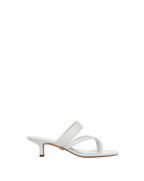 Veronica Beard Alanis Leather Sandal - Coconut