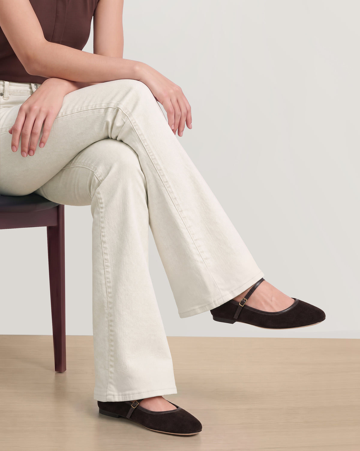Ellie Suede Flat