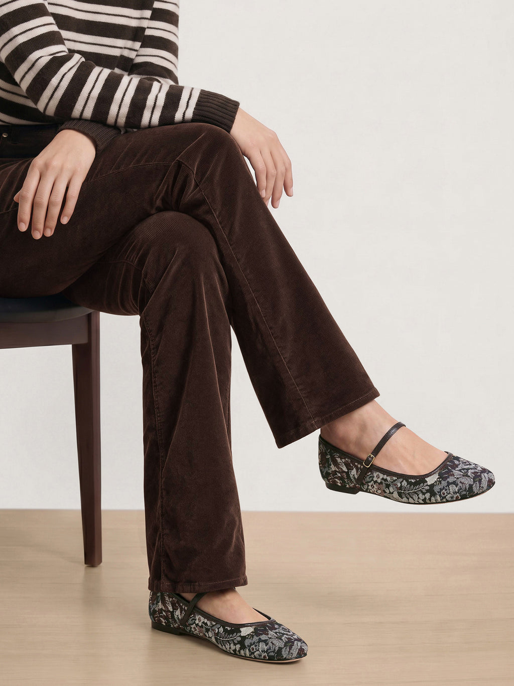 Ellie Brocade Flat