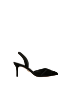 Veronica Beard Lisbeth Suede Slingback Pump - Black