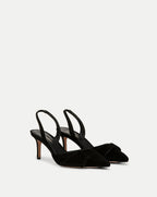 Veronica Beard Lisbeth Suede Slingback Pump - Black