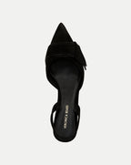 Veronica Beard Lisbeth Suede Slingback Pump - Black