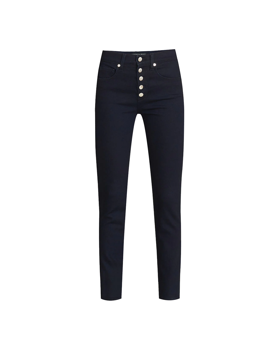 Veronica Beard Debbie Ankle-Crop Skinny Jean - Indigo
